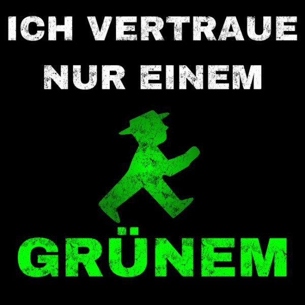Anti Grüne Aufkleber | Ampelmännchen