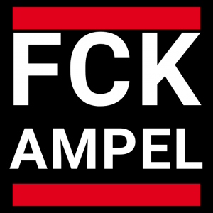 FCK Ampel Aufkleber– Widerstand gegen die aktuelle Regierung