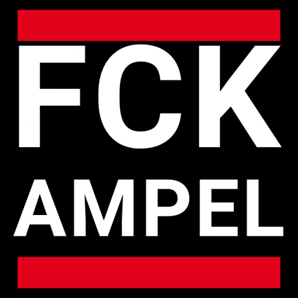 FCK Ampel Aufkleber– Widerstand gegen die aktuelle Regierung