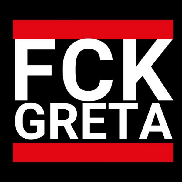 FCK Greta Thunberg Aufkleber