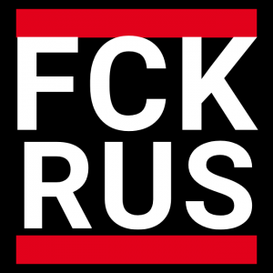 FCK Russland Aufkleber – Protest gegen Russlands Ukraine-Krieg