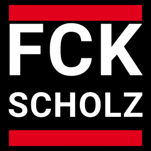FCK Scholz Aufkleber – Gegen den Bundeskanzler und die SPD