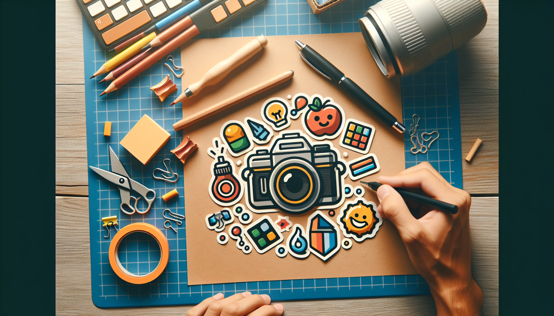 Aufkleber herstellen mit den besten Materialen und Werkzeugen.