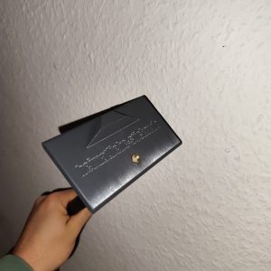 Bild von einem Aufkleberstab oder Stickerstab